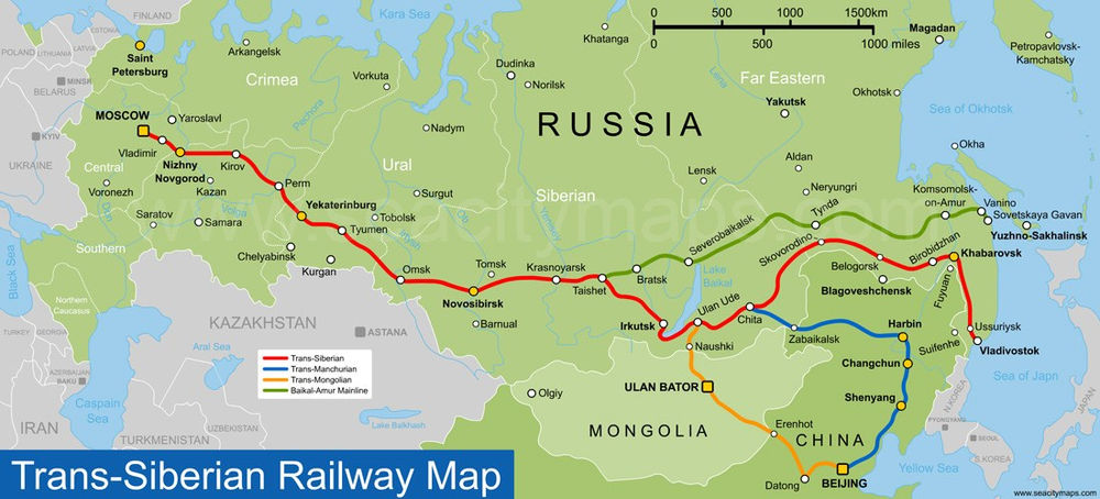 trans-siberian railway, The Pros and Cons of the Various Routes on The Trans-Siberian Railway